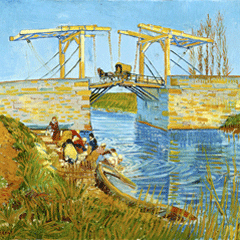 reproductie Brug te Arles van Vincent van Gogh